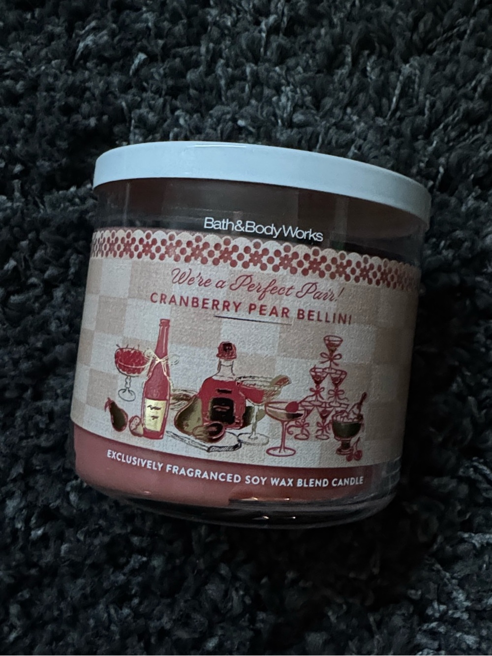 Bath & Body Works Cranberry Pear Bellini 3-wick Candle
